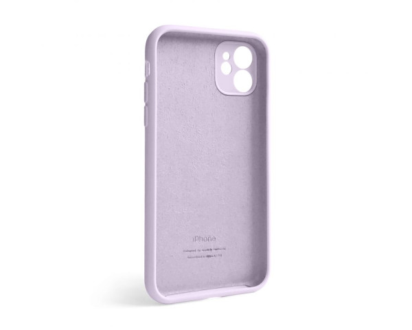 Чохол Full Silicone Case для Apple iPhone 12 lilac purple (72) закрита камера