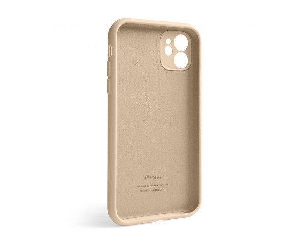 Чохол Full Silicone Case для Apple iPhone 12 desert gold (76) закрита камера