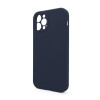 Чохол Full Silicone Case для Apple iPhone 12 Pro dark blue (08) закрита камера (без логотипу)