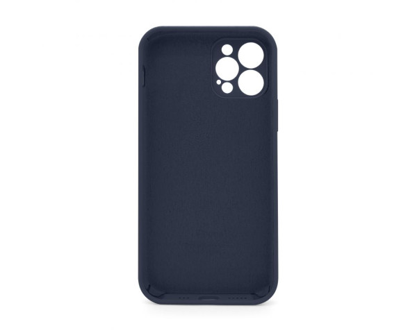 Чохол Full Silicone Case для Apple iPhone 12 Pro dark blue (08) закрита камера (без логотипу)
