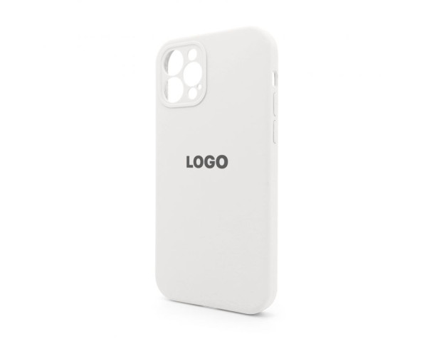 Чохол Full Silicone Case для Apple iPhone 12 Pro white (09) закрита камера