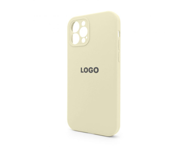 Чохол Full Silicone Case для Apple iPhone 12 Pro antique white (10) закрита камера