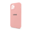 Чохол Full Silicone Case для Apple iPhone 12 Pro light pink (12) закрита камера