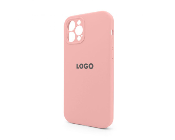 Чохол Full Silicone Case для Apple iPhone 12 Pro light pink (12) закрита камера