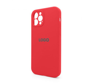 Чохол Full Silicone Case для Apple iPhone 12 Pro red (14) закрита камера