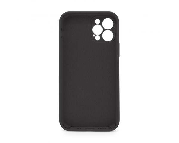 Чохол Full Silicone Case для Apple iPhone 12 Pro dark grey (15) закрита камера
