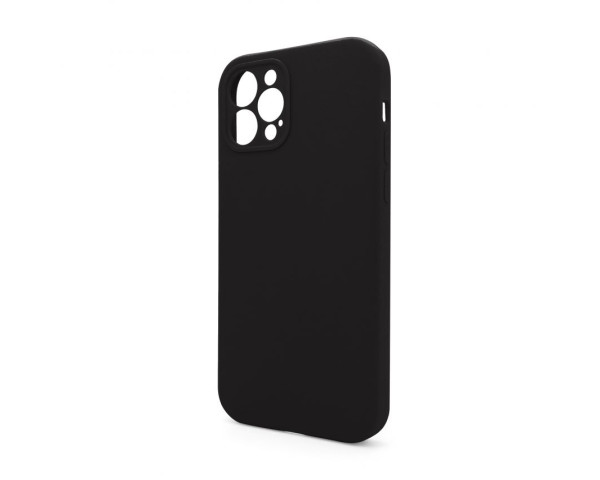 Чохол Full Silicone Case для Apple iPhone 12 Pro black (18) закрита камера (без логотипу)