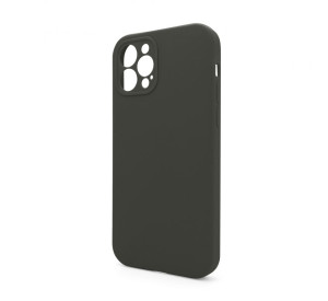 Чохол Full Silicone Case для Apple iPhone 12 Pro dark olive (35) закрита камера (без логотипу)