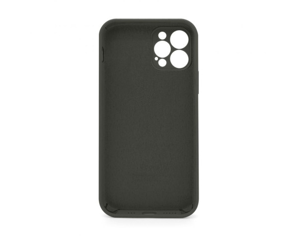 Чохол Full Silicone Case для Apple iPhone 12 Pro dark olive (35) закрита камера (без логотипу)
