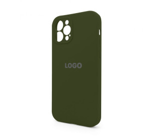 Чохол Full Silicone Case для Apple iPhone 12 Pro forest green (63) закрита камера
