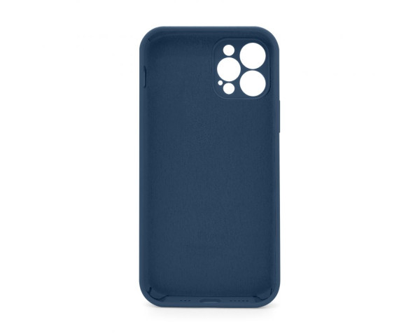 Чохол Full Silicone Case для Apple iPhone 12 Pro deep navy (68) закрита камера (без логотипу)
