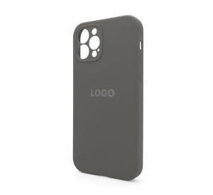 Чохол Full Silicone Case для Apple iPhone 12 Pro titanium grey (74) закрита камера