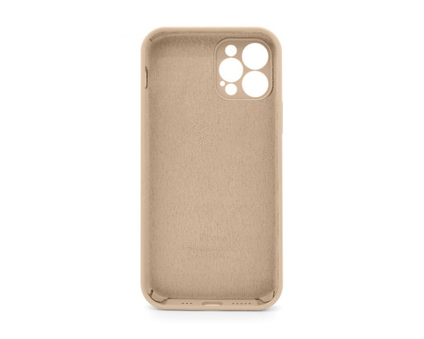 Чехол Full Silicone Case для Apple iPhone 12 Pro desert gold (76) закрытая камера