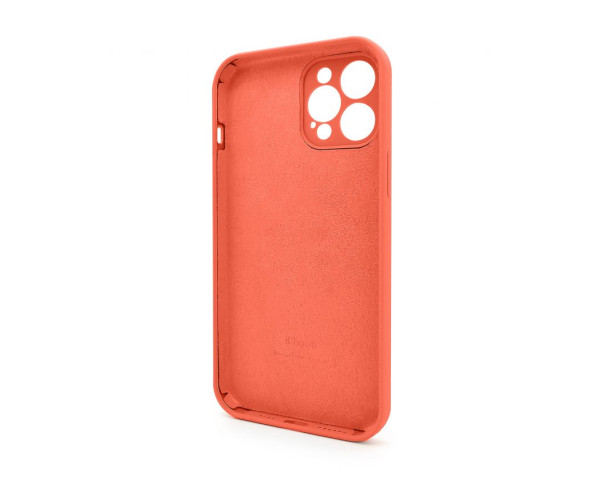 Чохол Full Silicone Case для Apple iPhone 12 Pro Max apricot (02) закрита камера