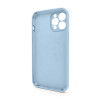 Чохол Full Silicone Case для Apple iPhone 12 Pro Max light blue (05) закрита камера