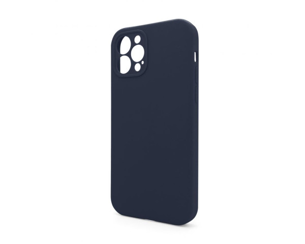 Чохол Full Silicone Case для Apple iPhone 12 Pro Max dark blue (08) закрита камера (без логотипу)