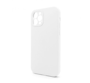 Чохол Full Silicone Case для Apple iPhone 12 Pro Max white (09) закрита камера (без логотипу)