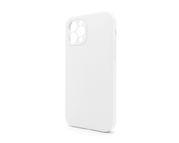 Чохол Full Silicone Case для Apple iPhone 12 Pro Max white (09) закрита камера (без логотипу)
