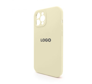 Чохол Full Silicone Case для Apple iPhone 12 Pro Max antique white (10) закрита камера