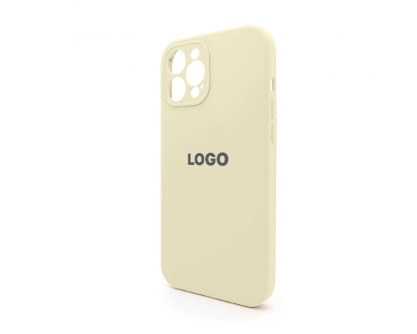 Чехол Full Silicone Case для Apple iPhone 12 Pro Max antique white (10) закрытая камера