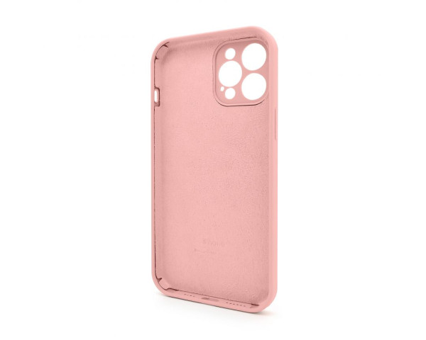Чохол Full Silicone Case для Apple iPhone 12 Pro Max light pink (12) закрита камера