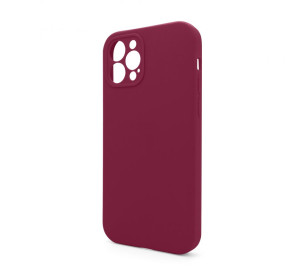 Чохол Full Silicone Case для Apple iPhone 12 Pro Max rose red (37) закрита камера (без логотипу)