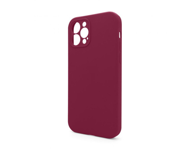 Чохол Full Silicone Case для Apple iPhone 12 Pro Max rose red (37) закрита камера (без логотипу)