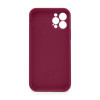 Чохол Full Silicone Case для Apple iPhone 12 Pro Max rose red (37) закрита камера (без логотипу)