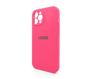 Чохол Full Silicone Case для Apple iPhone 12 Pro Max shiny pink (38) закрита камера