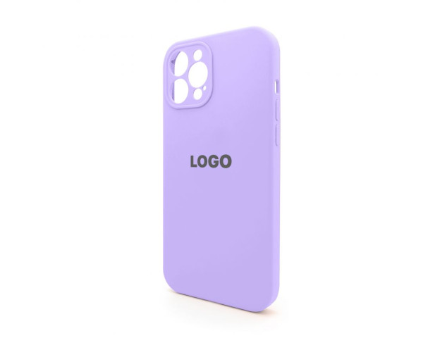 Чехол Full Silicone Case для Apple iPhone 12 Pro Max lilac (39) закрытая камера