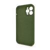 Чохол Full Silicone Case для Apple iPhone 12 Pro Max army green (45) закрита камера