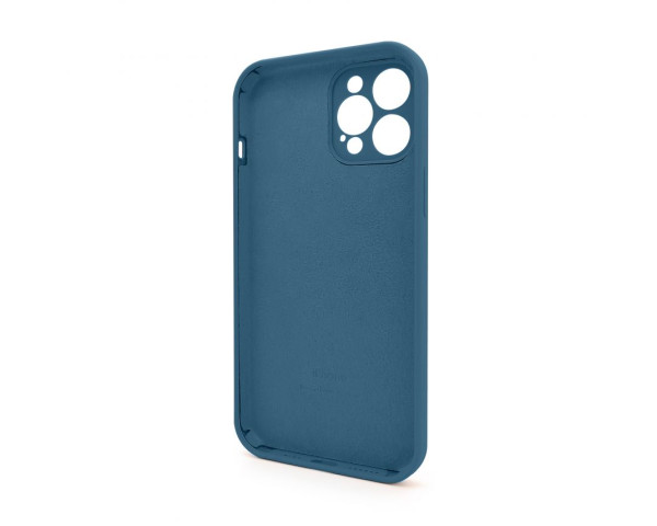 Чехол Full Silicone Case для Apple iPhone 12 Pro Max cosmos blue (46) закрытая камера
