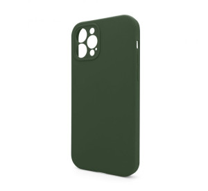 Чохол Full Silicone Case для Apple iPhone 12 Pro Max atrovirens green (54) закрита камера (без логотипу)