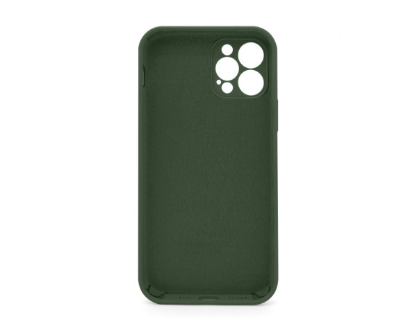 Чохол Full Silicone Case для Apple iPhone 12 Pro Max atrovirens green (54) закрита камера (без логотипу)