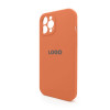 Чехол Full Silicone Case для Apple iPhone 12 Pro Max new peach (66) закрытая камера