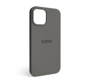 Чохол Full Silicone Case для Apple iPhone 12 Pro Max titanium grey (74)