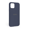 Чохол Full Silicone Case для Apple iPhone 12, 12 Pro dark blue (08)