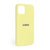 Чохол Full Silicone Case для Apple iPhone 12, 12 Pro mellow yellow (51)