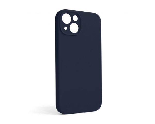 Чохол Full Silicone Case для Apple iPhone 13 dark blue (08) закрита камера (без логотипу)