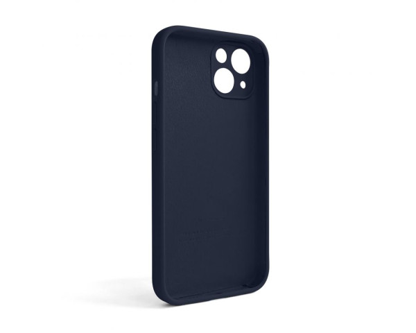 Чохол Full Silicone Case для Apple iPhone 13 dark blue (08) закрита камера (без логотипу)
