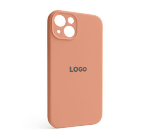 Чохол Full Silicone Case для Apple iPhone 13 peach (27) закрита камера