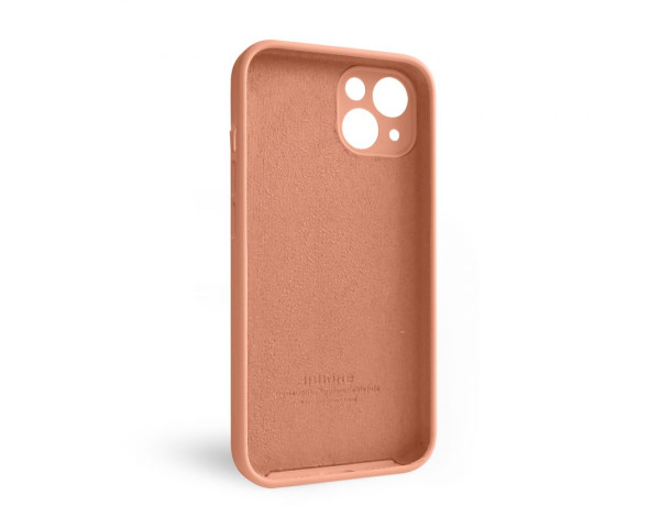 Чохол Full Silicone Case для Apple iPhone 13 peach (27) закрита камера