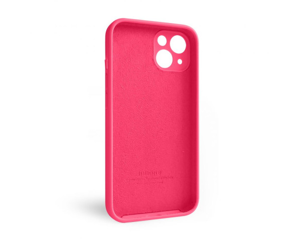 Чохол Full Silicone Case для Apple iPhone 13 shiny pink (38) закрита камера
