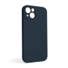 Чохол Full Silicone Case для Apple iPhone 13 cosmos blue (46) закрита камера (без логотипу)