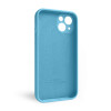 Чохол Full Silicone Case для Apple iPhone 13 cornflower (53) закрита камера