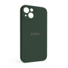 Чохол Full Silicone Case для Apple iPhone 13 atrovirens green (54) закрита камера