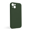 Чохол Full Silicone Case для Apple iPhone 13 atrovirens green (54) закрита камера (без логотипу)