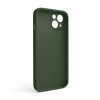Чохол Full Silicone Case для Apple iPhone 13 atrovirens green (54) закрита камера (без логотипу)
