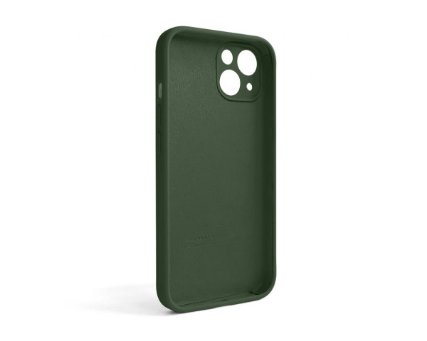 Чохол Full Silicone Case для Apple iPhone 13 atrovirens green (54) закрита камера (без логотипу)