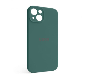 Чохол Full Silicone Case для Apple iPhone 13 pine green (55) закрита камера
